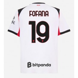 AC Milan Youssouf Fofana #19 Uit tenue 2025-26 Korte Mouw