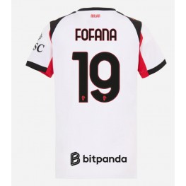 AC Milan Youssouf Fofana #19 Uit tenue Dames 2025-26 Korte Mouw