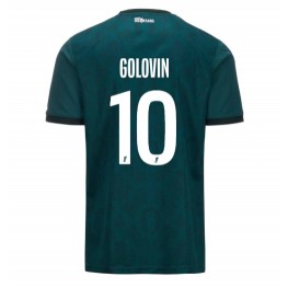 AS Monaco Aleksandr Golovin #10 Uit tenue 2024-25 Korte Mouw