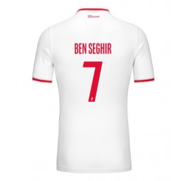 AS Monaco Eliesse Ben Seghir #7 Thuis tenue 2024-25 Korte Mouw