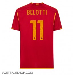 AS Roma Andrea Belotti #11 Thuis tenue 2023-24 Korte Mouw