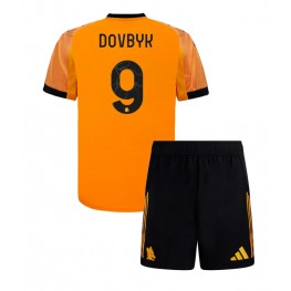 AS Roma Artem Dovbyk #9 Uit tenue Kids 2025-26 Korte Mouw (+ Korte broeken)
