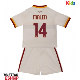 AS Roma Donyell Malen #14 Uit tenue Kids 2026-27 Korte Mouw (+ Korte broeken)