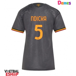 AS Roma Evan Ndicka #5 Derde tenue Dames 2026-27 Korte Mouw
