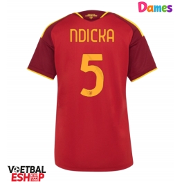 AS Roma Evan Ndicka #5 Thuis tenue Dames 2026-27 Korte Mouw