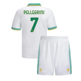 AS Roma Lorenzo Pellegrini #7 Derde tenue Kids 2025-26 Korte Mouw (+ Korte broeken)