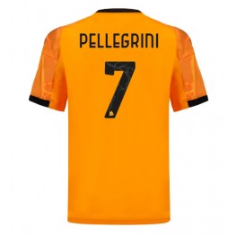 AS Roma Lorenzo Pellegrini #7 Uit tenue 2025-26 Korte Mouw