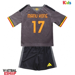 AS Roma Manu Kone #17 Derde tenue Kids 2026-27 Korte Mouw (+ Korte broeken)