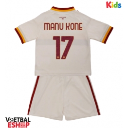 AS Roma Manu Kone #17 Uit tenue Kids 2026-27 Korte Mouw (+ Korte broeken)