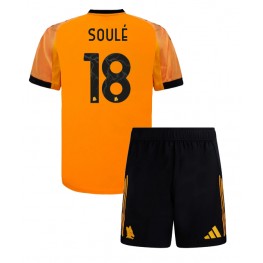 AS Roma Matias Soule #18 Uit tenue Kids 2025-26 Korte Mouw (+ Korte broeken)