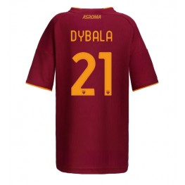 AS Roma Paulo Dybala #21 Thuis tenue Dames 2025-26 Korte Mouw