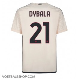 AS Roma Paulo Dybala #21 Uit tenue 2023-24 Korte Mouw