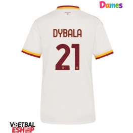 AS Roma Paulo Dybala #21 Uit tenue Dames 2026-27 Korte Mouw
