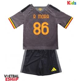 AS Roma Rodrigo Mora #86 Derde tenue Kids 2026-27 Korte Mouw (+ Korte broeken)