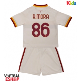 AS Roma Rodrigo Mora #86 Uit tenue Kids 2026-27 Korte Mouw (+ Korte broeken)