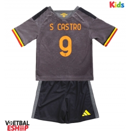 AS Roma Santiago Castro #9 Derde tenue Kids 2026-27 Korte Mouw (+ Korte broeken)