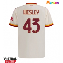 AS Roma Wesley Franca #43 Uit tenue 2026-27 Korte Mouw