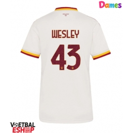 AS Roma Wesley Franca #43 Uit tenue Dames 2026-27 Korte Mouw
