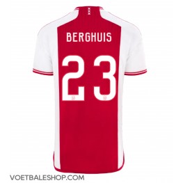 Ajax Steven Berghuis #23 Thuis tenue 2023-24 Korte Mouw