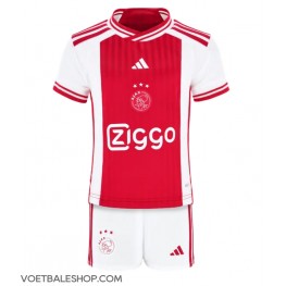 Ajax Thuis tenue Kids 2023-24 Korte Mouw (+ Korte broeken)