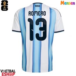 Argentinië Cristian Romero #13 Thuis tenue WK 2026 Korte Mouw