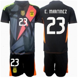 Argentinië Emiliano Martinez #23 Keeper Thuis tenue Kids Copa America 2024 Korte Mouw (+ Korte broeken)