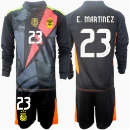 Argentinië Emiliano Martinez #23 Keeper Thuis tenue Kids Copa America 2024 Lange Mouw (+ Korte broeken)