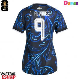 Argentinië Julian Alvarez #9 Uit tenue Dames WK 2026 Korte Mouw