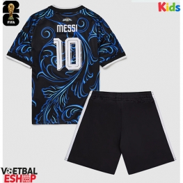 Argentinië Lionel Messi #10 Uit tenue Kids WK 2026 Korte Mouw (+ Korte broeken)