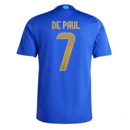 Argentinië Rodrigo De Paul #7 Uit tenue Copa America 2024 Korte Mouw