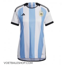 Argentinië Thuis tenue Dames WK 2022 Korte Mouw