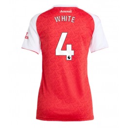 Arsenal Ben White #4 Thuis tenue Dames 2025-26 Korte Mouw