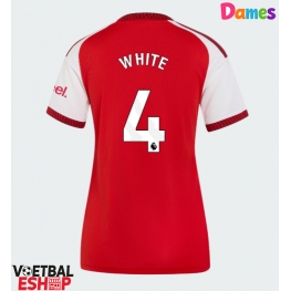 Arsenal Ben White #4 Thuis tenue Dames 2026-27 Korte Mouw