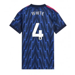 Arsenal Ben White #4 Uit tenue Dames 2025-26 Korte Mouw
