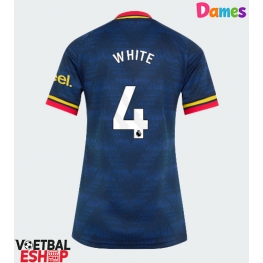 Arsenal Ben White #4 Uit tenue Dames 2026-27 Korte Mouw
