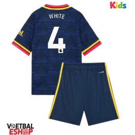 Arsenal Ben White #4 Uit tenue Kids 2026-27 Korte Mouw (+ Korte broeken)