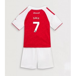 Arsenal Bukayo Saka #7 Thuis tenue Kids 2025-26 Korte Mouw (+ Korte broeken)