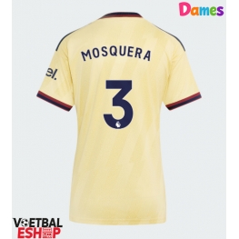 Arsenal Cristhian Mosquera #3 Derde tenue Dames 2026-27 Korte Mouw