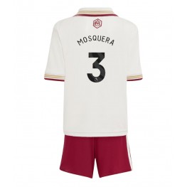 Arsenal Cristhian Mosquera #3 Derde tenue Kids 2025-26 Korte Mouw (+ Korte broeken)
