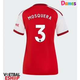 Arsenal Cristhian Mosquera #3 Thuis tenue Dames 2026-27 Korte Mouw