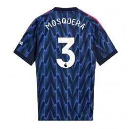 Arsenal Cristhian Mosquera #3 Uit tenue 2025-26 Korte Mouw