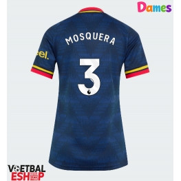 Arsenal Cristhian Mosquera #3 Uit tenue Dames 2026-27 Korte Mouw
