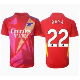 Arsenal David Raya #22 Keeper Uit tenue 2024-25 Korte Mouw