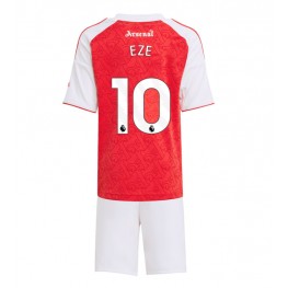 Arsenal Eberechi Eze #10 Thuis tenue Kids 2025-26 Korte Mouw (+ Korte broeken)