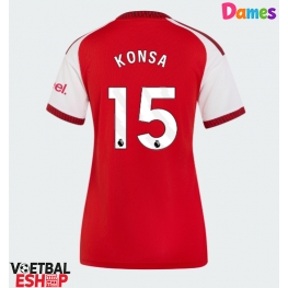 Arsenal Ezri Konsa #15 Thuis tenue Dames 2026-27 Korte Mouw