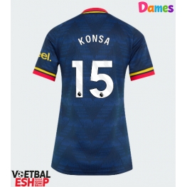 Arsenal Ezri Konsa #15 Uit tenue Dames 2026-27 Korte Mouw