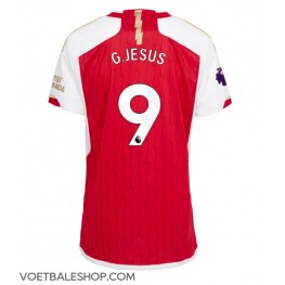Arsenal Gabriel Jesus #9 Thuis tenue Dames 2023-24 Korte Mouw