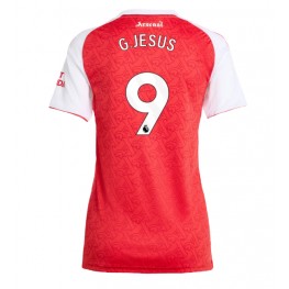 Arsenal Gabriel Jesus #9 Thuis tenue Dames 2025-26 Korte Mouw