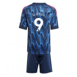 Arsenal Gabriel Jesus #9 Uit tenue Kids 2025-26 Korte Mouw (+ Korte broeken)
