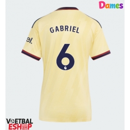 Arsenal Gabriel Magalhaes #6 Derde tenue Dames 2026-27 Korte Mouw